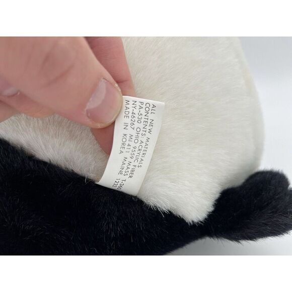 Vintage Its All Greek To Me Panda Bear Lovey 10" Soft Plush Stuffed Animal Doll - Picture 4 of 8